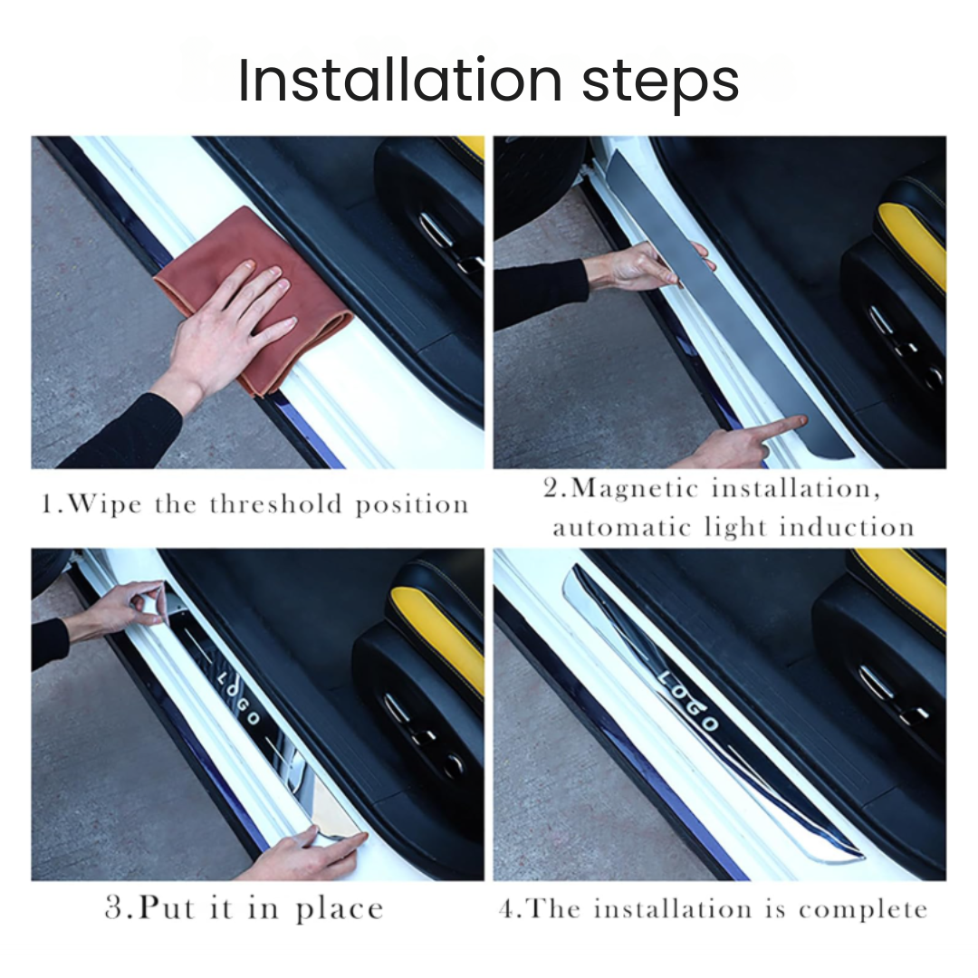 Personalized LED Car Door Sill