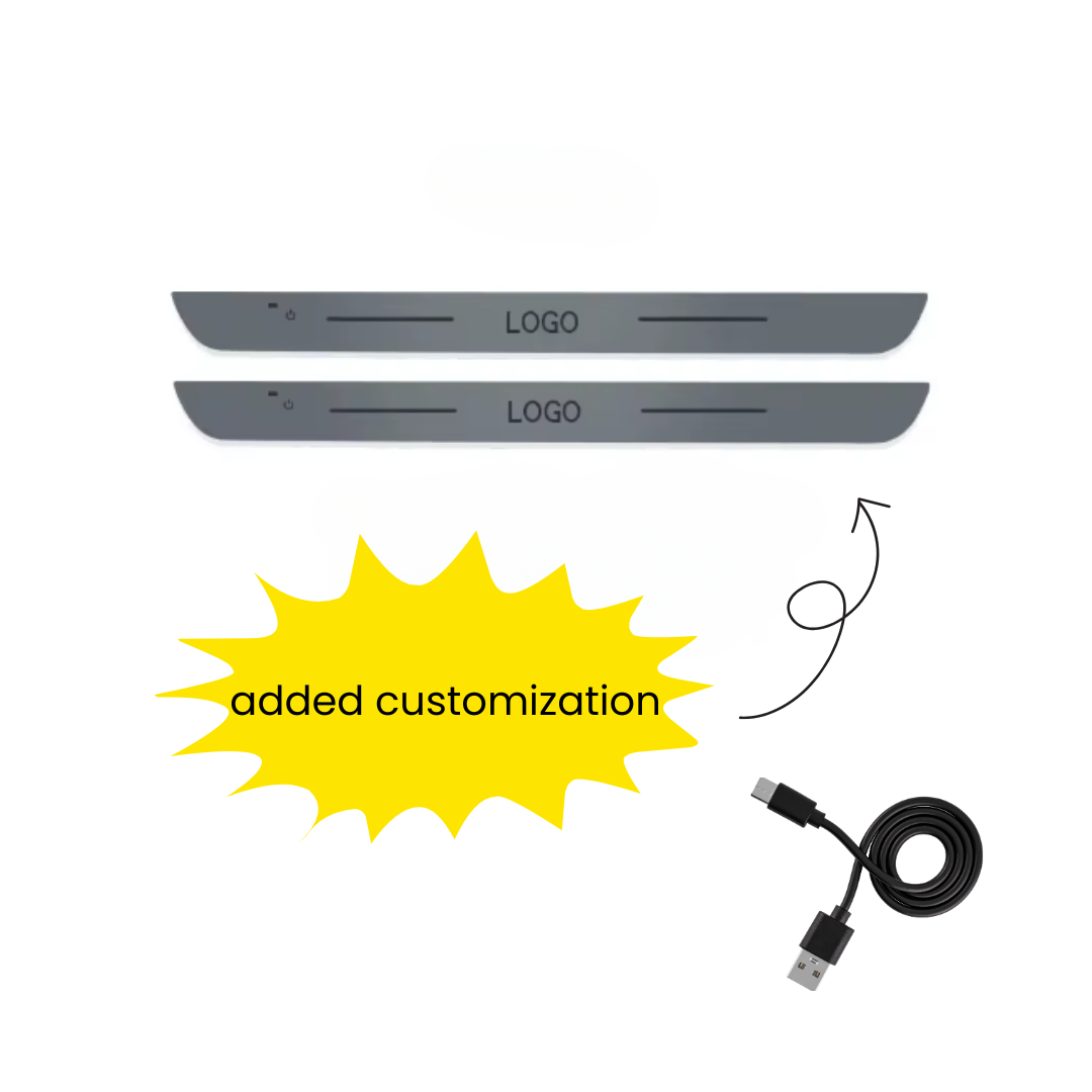 Personalized LED Car Door Sill