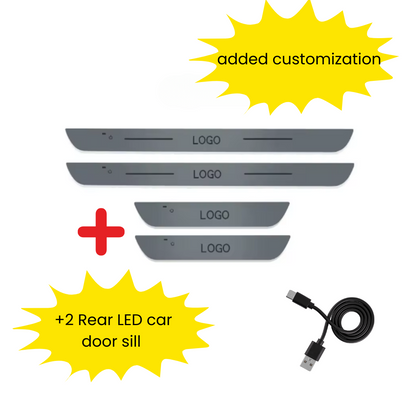 Personalized LED Car Door Sill