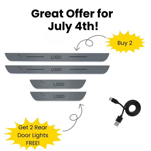 Personalized LED Car Door Sill